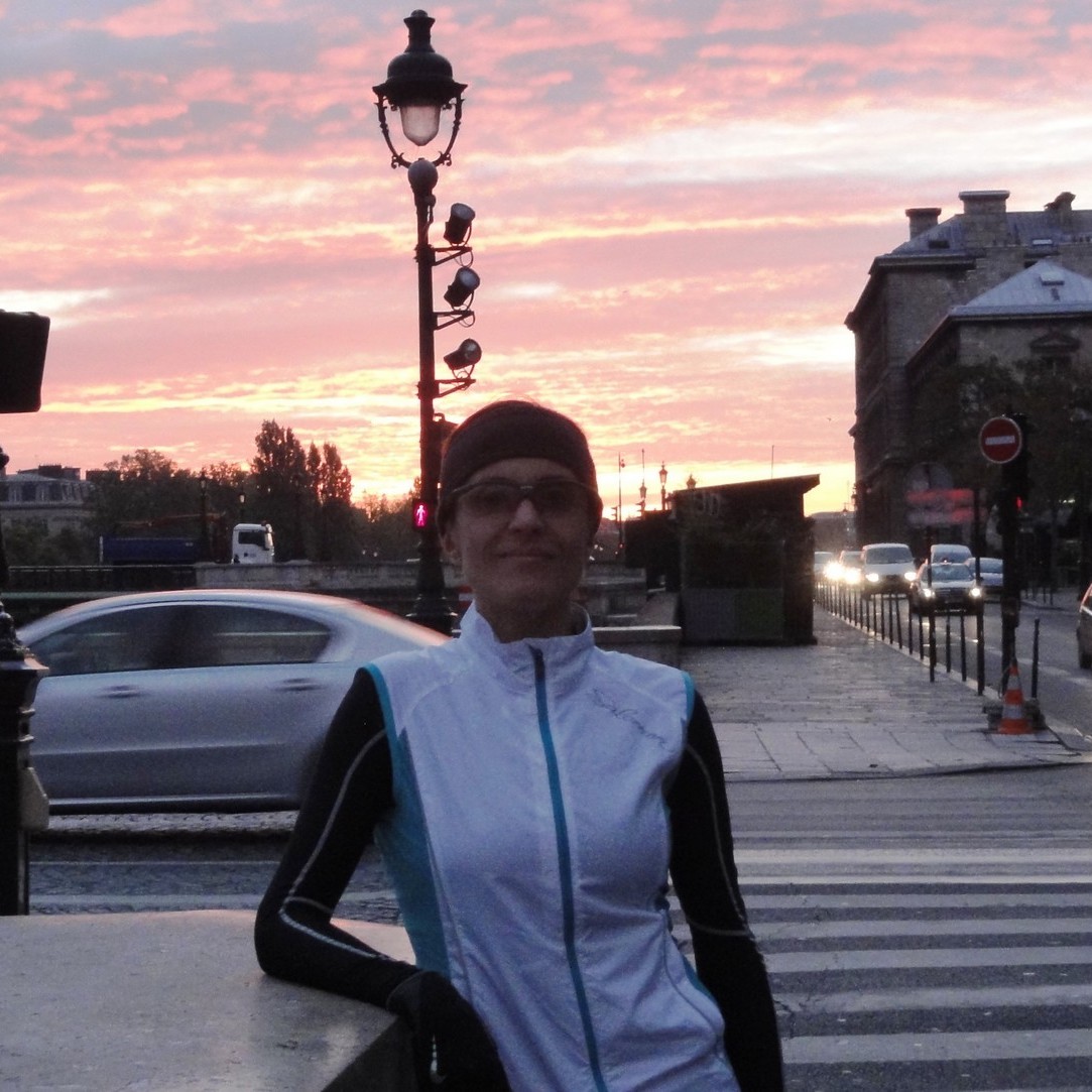Courir à Paris au lever du soleil, avec Denise