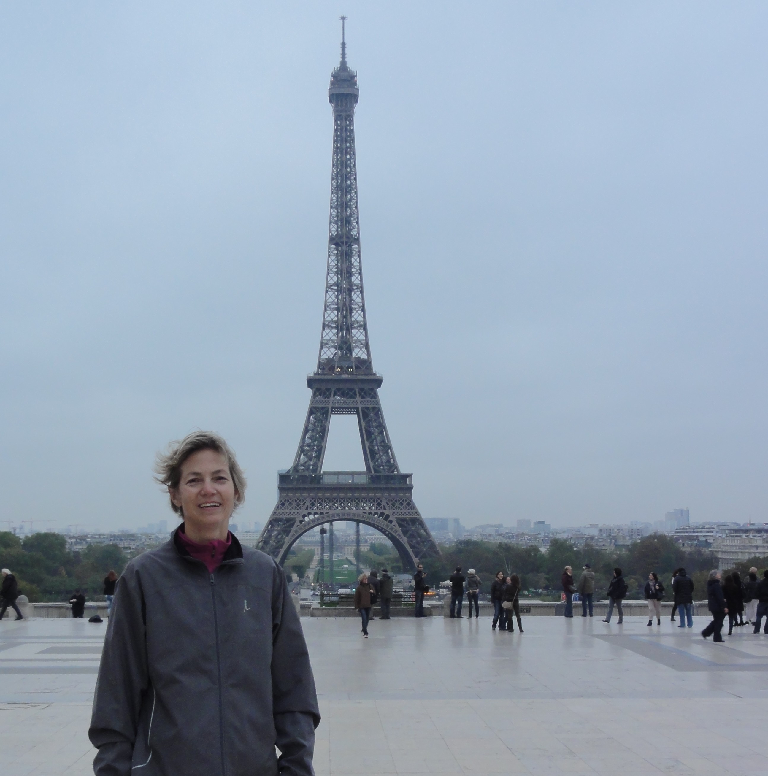 At the “Champ de Mars” with Sylvie