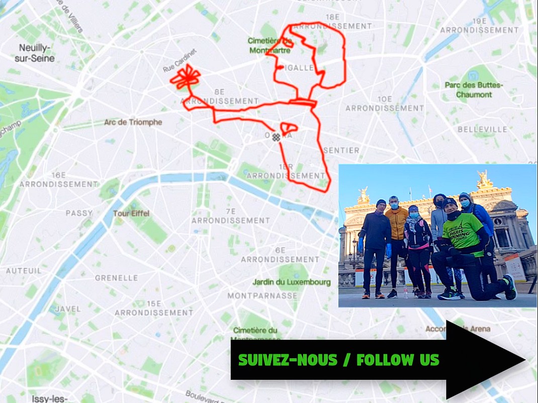 Valentine runs in Paris!
